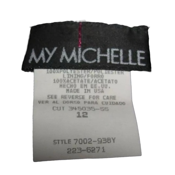 My Michelle Dress Vintage 90's Black Lace Sheath y2k Goth Grunge Taylor Swift - Picture 10 of 14